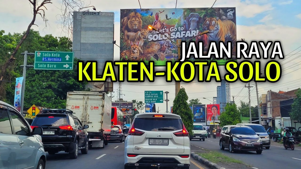 Jalan Raya Klaten - Kota Solo || Masjid Al-Aqsha - Slamet Riyadi - Roti Orion