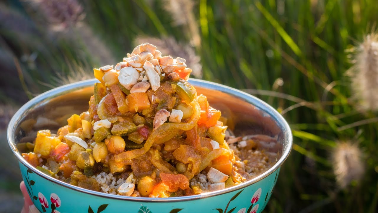 Moroccan Style Vegetable stew | Nutritious vegan recipe | Camper Van cooking