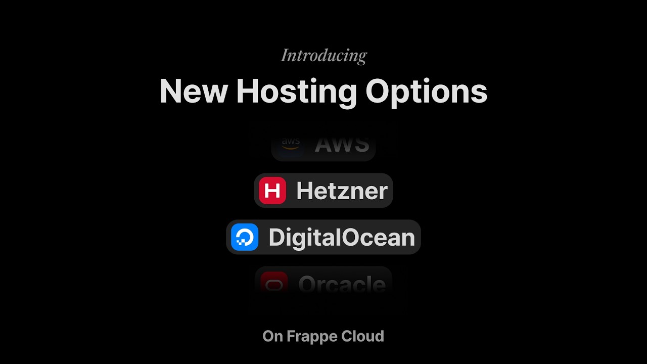 New on Frappe Cloud: Hetzner, DigitalOcean, and Unified Servers