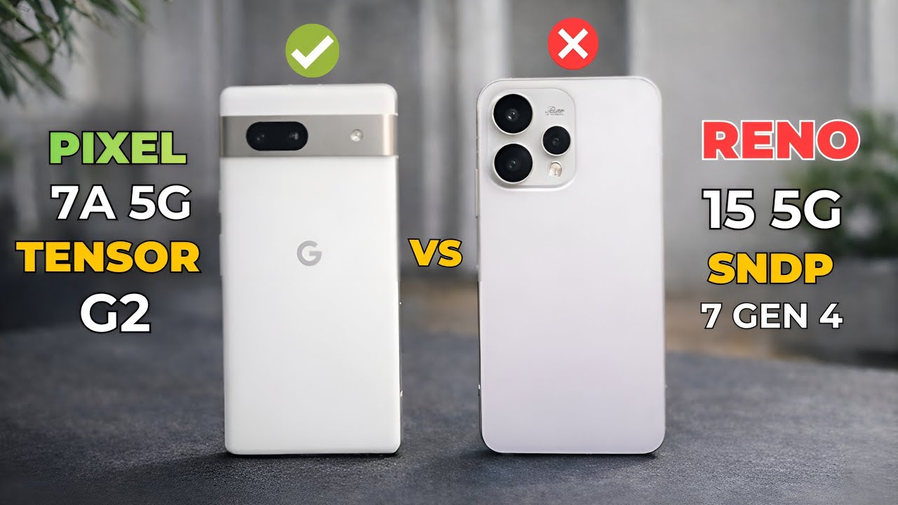 Google Pixel 7a vs Oppo Reno 15 Speed Test & Comparison | 