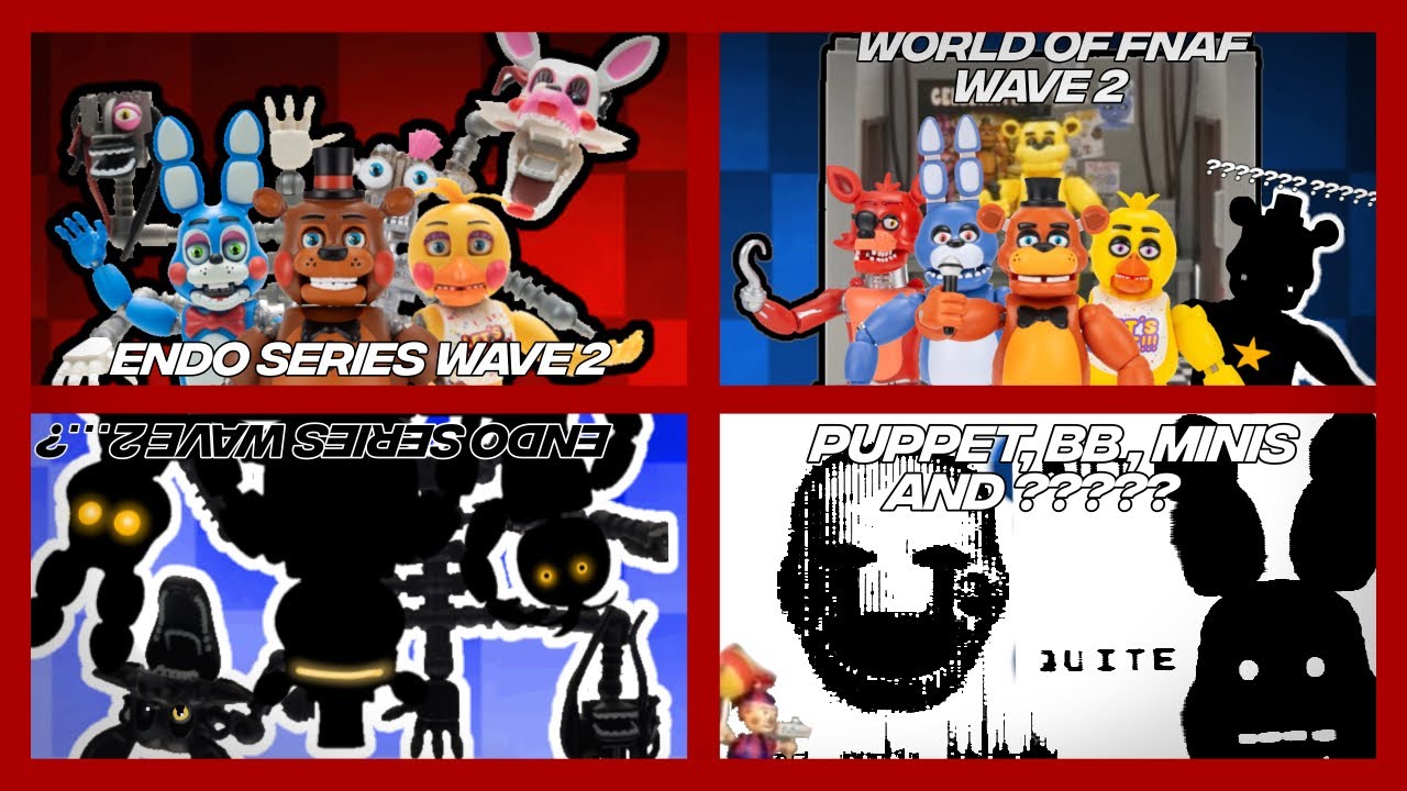 Новости о 2-й и 3-й волнах FNaF JAZWARES!