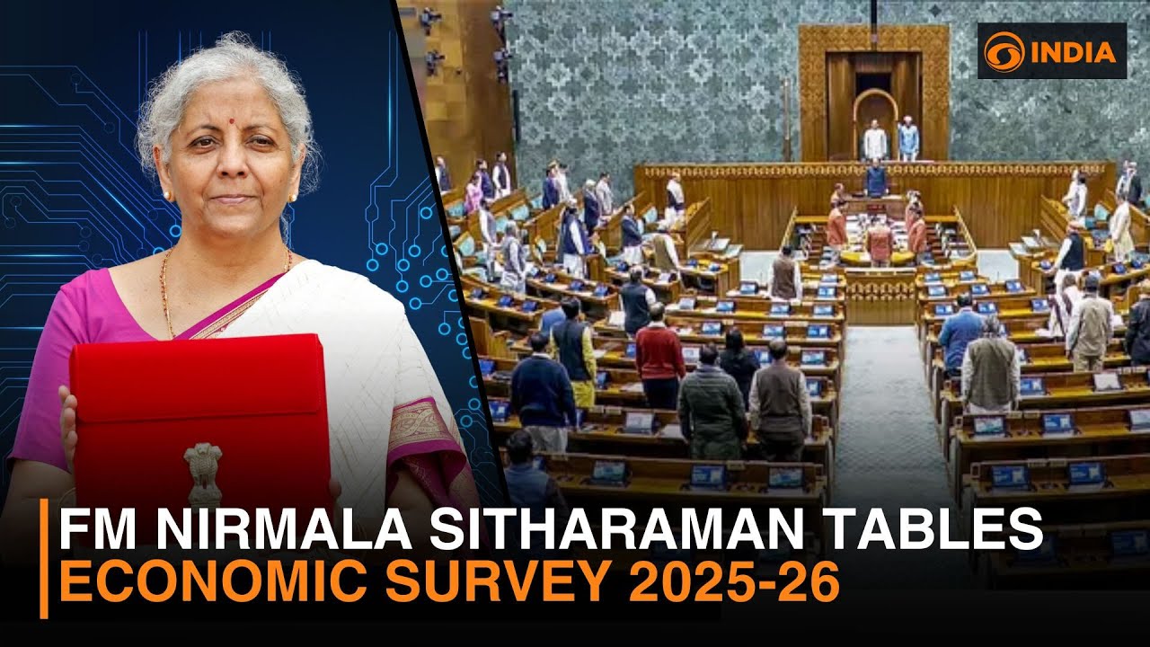 FM Nirmala Sitharaman tables Economic Survey 2025-26 | Latest Updates | DD India News Hour