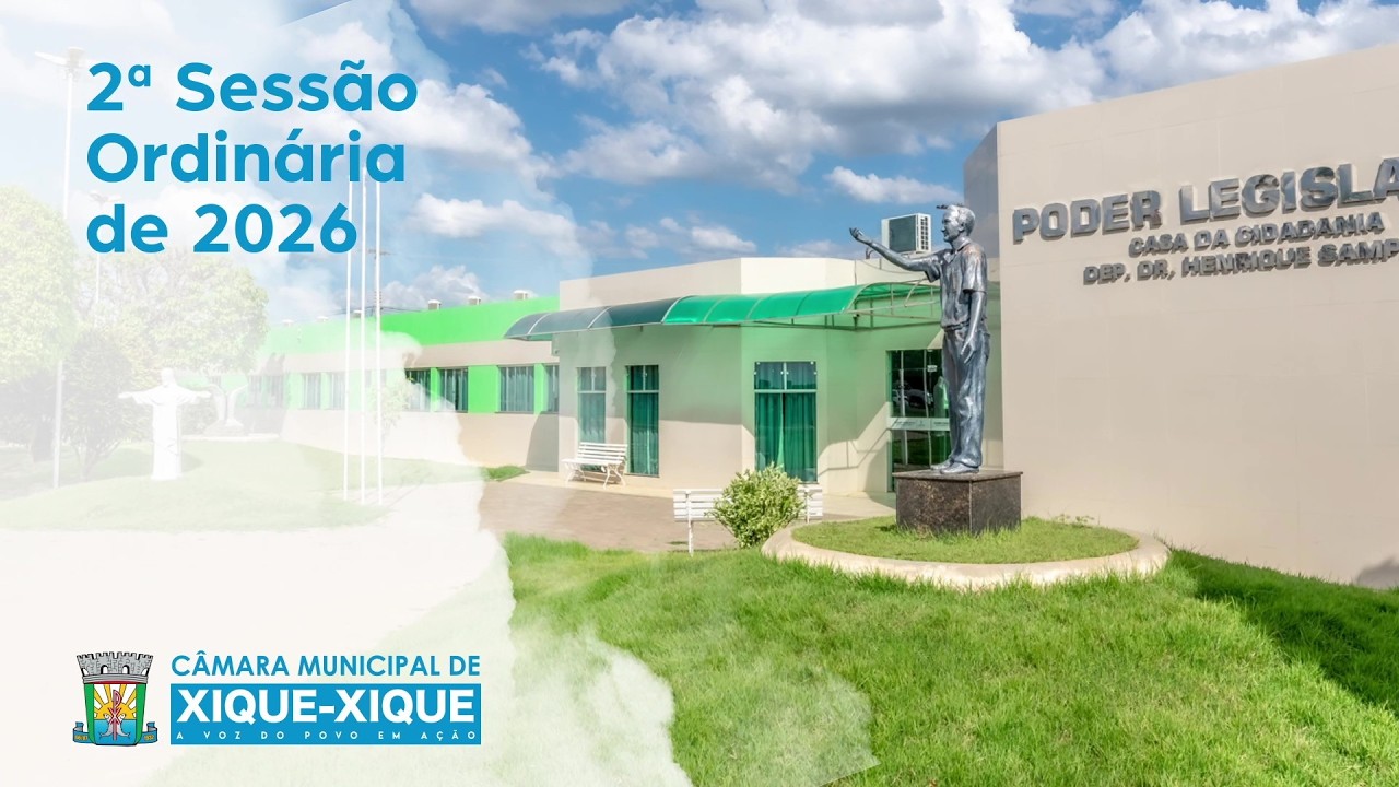 🎥 2ª Sessão Ordinária de 2026 🎥