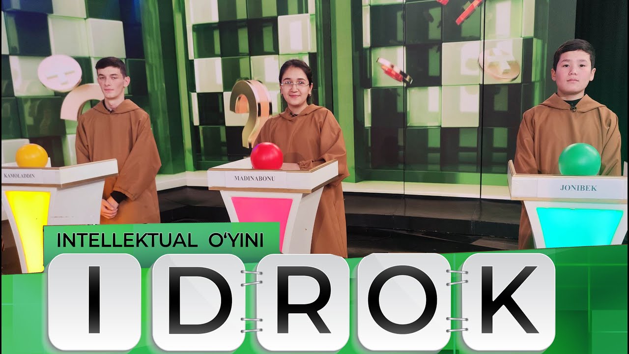 IDROK INTELLEKTUAL O'YINI 47-SON. XORAZM VILOYATI MAKTAB O'QUVCHILARI O'RTASIDAGI BAHS 18.01.2026 Y.