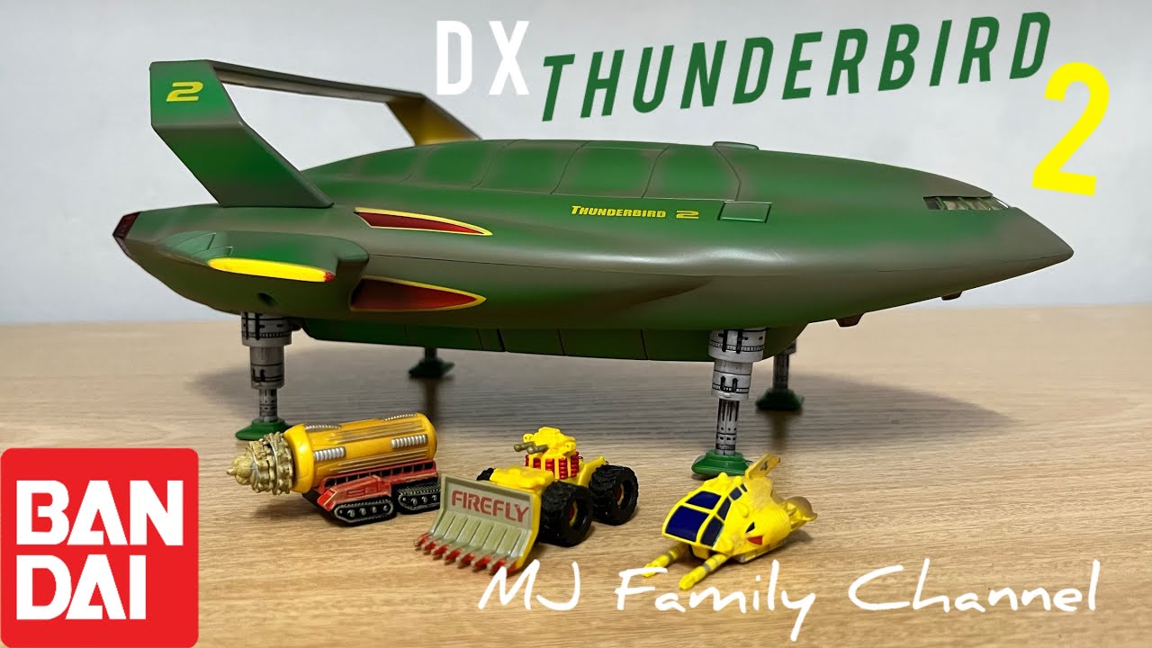 Bandai DX Thunderbird 2 Electronic Toy Japanese Edition 2004 Unboxing & Review