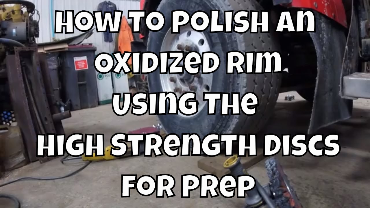 How to Polish an oxidized Rim - aluminum wheel polishing