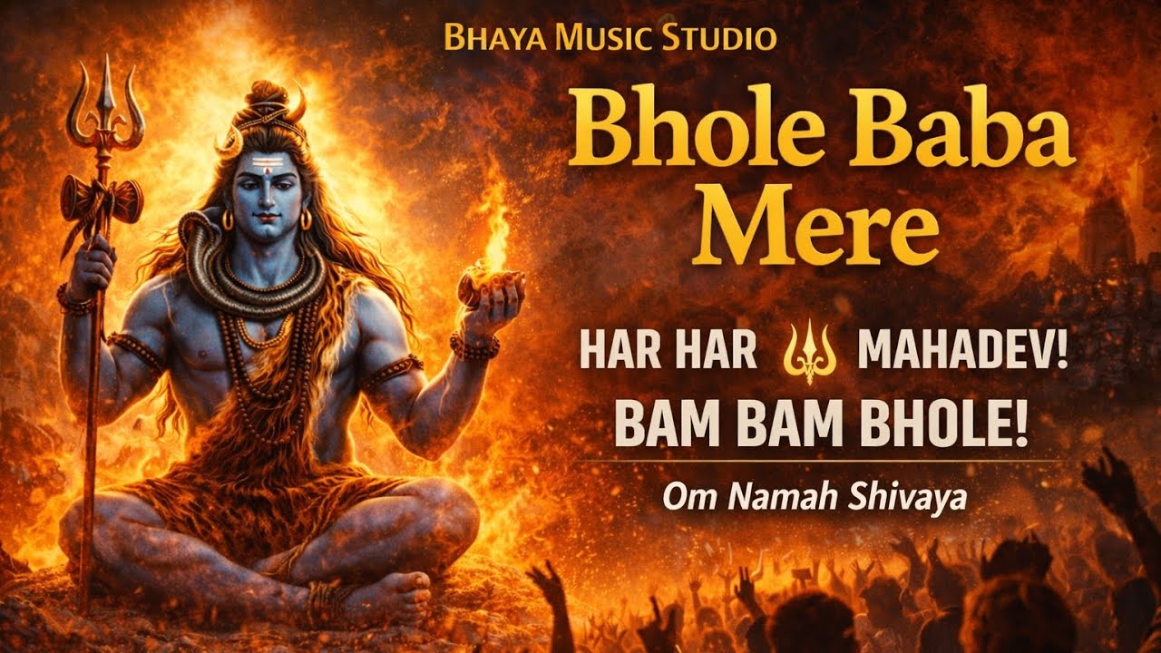 Bhole Baba mere Har Har Mahadev Bhaya music studio 