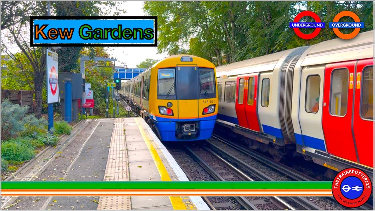 Trains at Kew Gardens Station [KWG] - LU/NLL (30/10/2023)