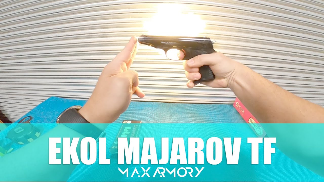Ekol Majarov 9mm Blank Firing Guns (Top Vent) | MaxArmory