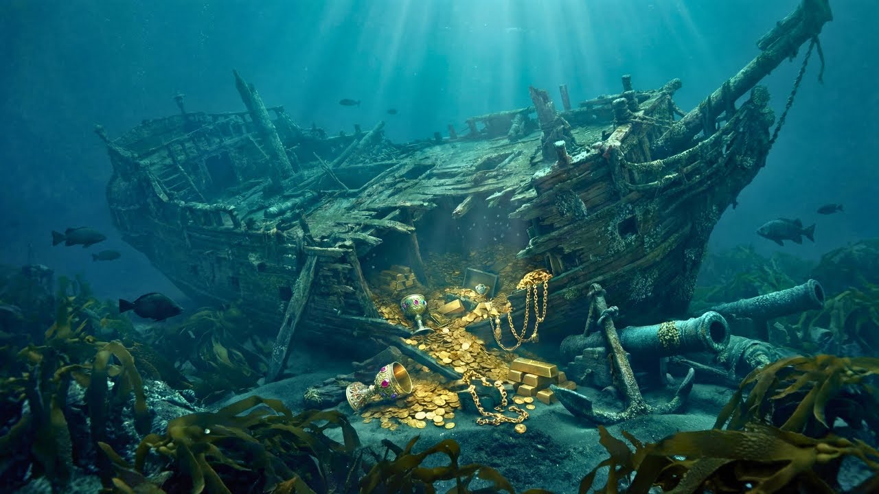 Lost $720M Riches Recovered from Collapsed Shipwreck – Real Treasure Hunt!