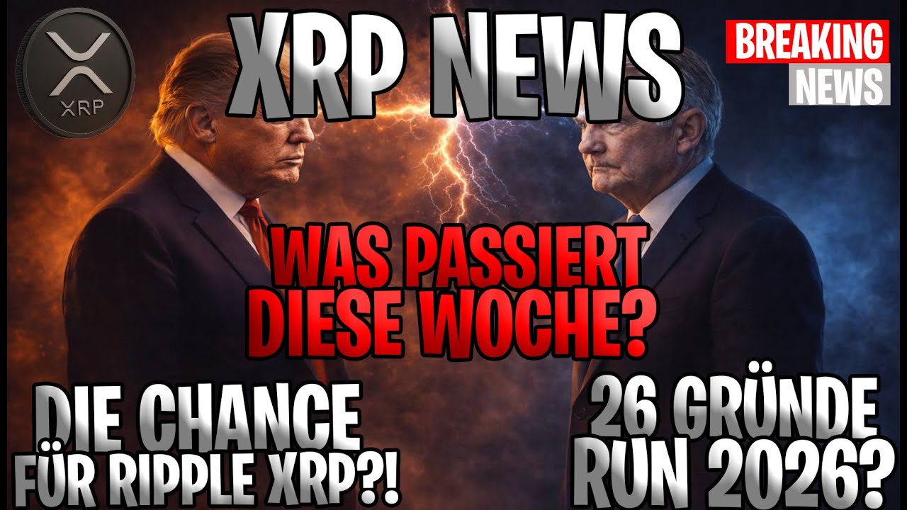💥XRP NEWS – DIE Chance für XRP?! 🚀 Was passiert DIESE Woche? ⏳ 26 Gründe für den RUN 2026 🔥💎 Deutsch