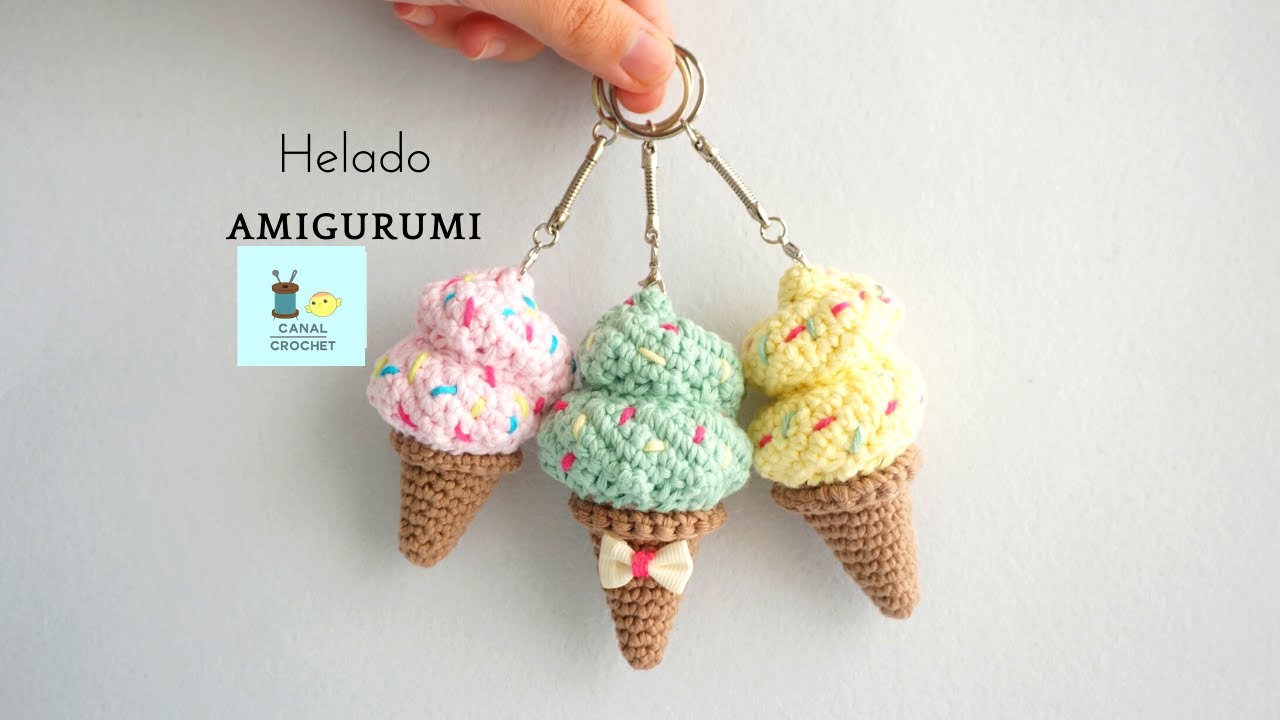 Helado amigurumi tutorial