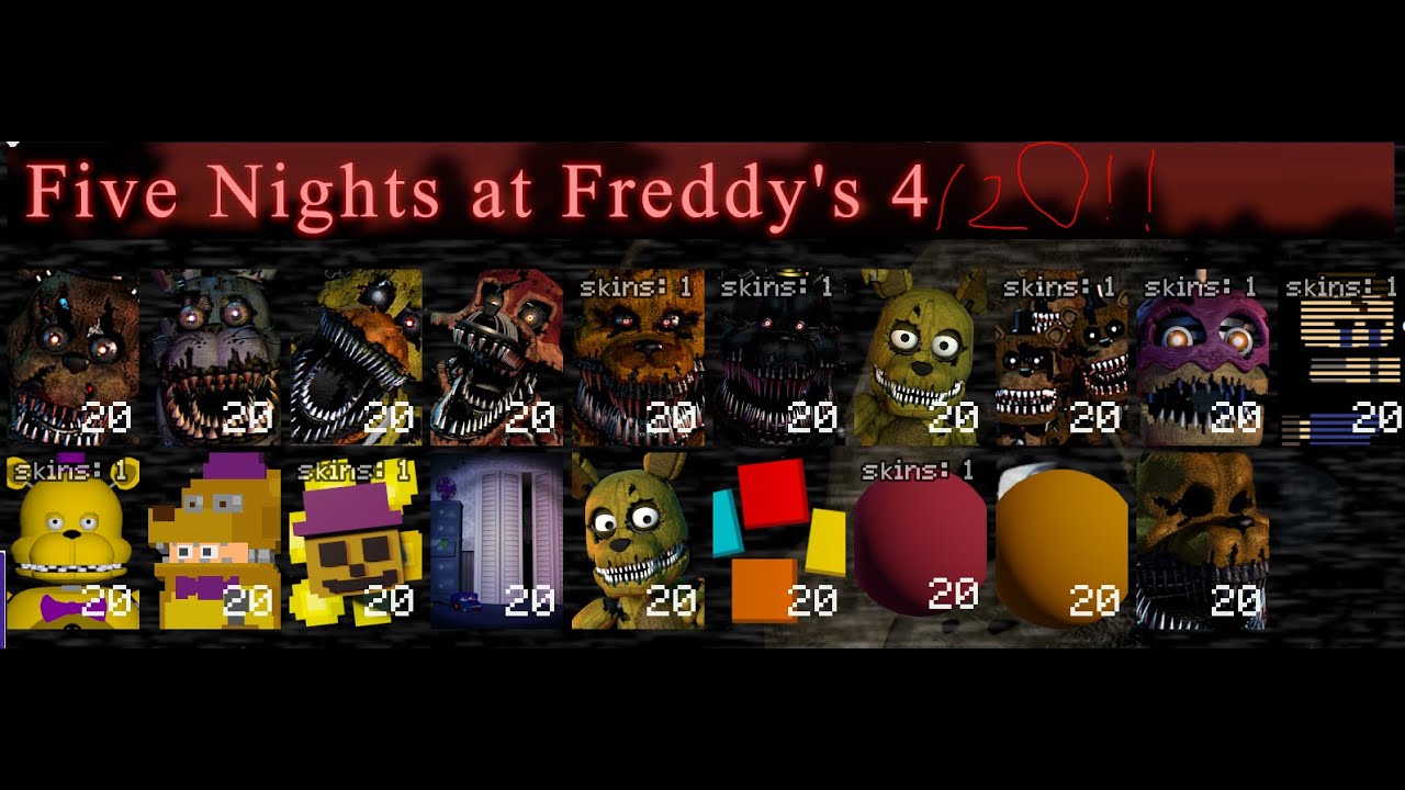 FNAF Ultra Custom Night | FNAF4/20 BEATEN (not fully)