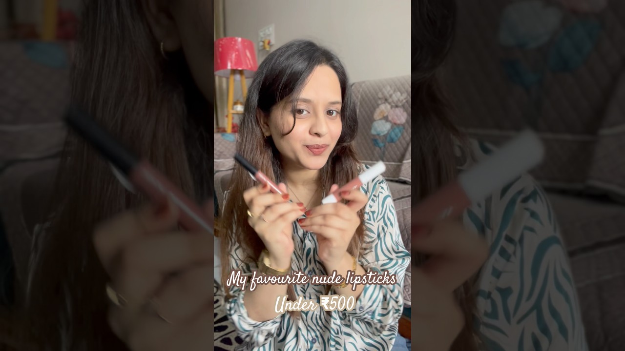 Favourite nude lipstick under 500!💄