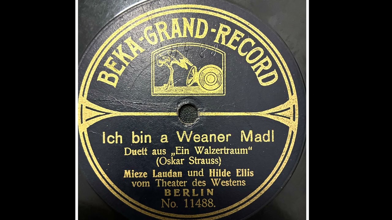 Theater des Westens: Ich bin a Weaner Madl - Mieze Laudan und Hilde Ellis - 1907