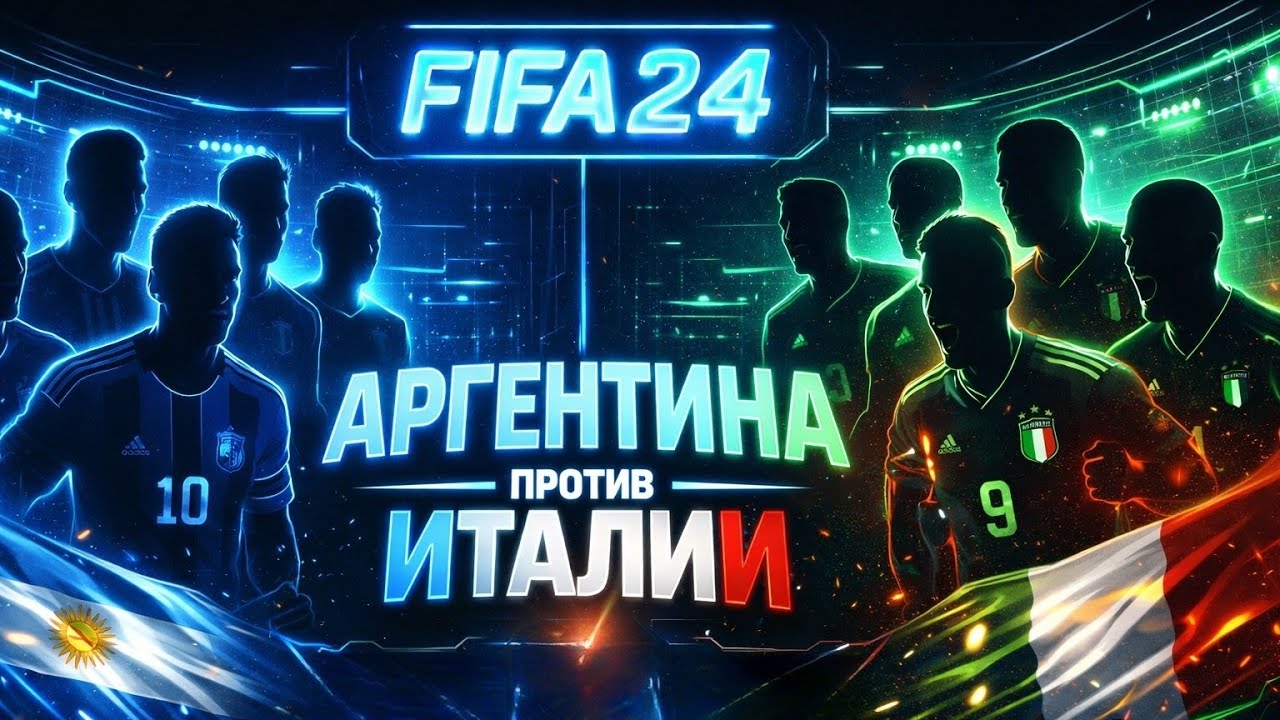 FIFA 24. Аргентина против Италии.