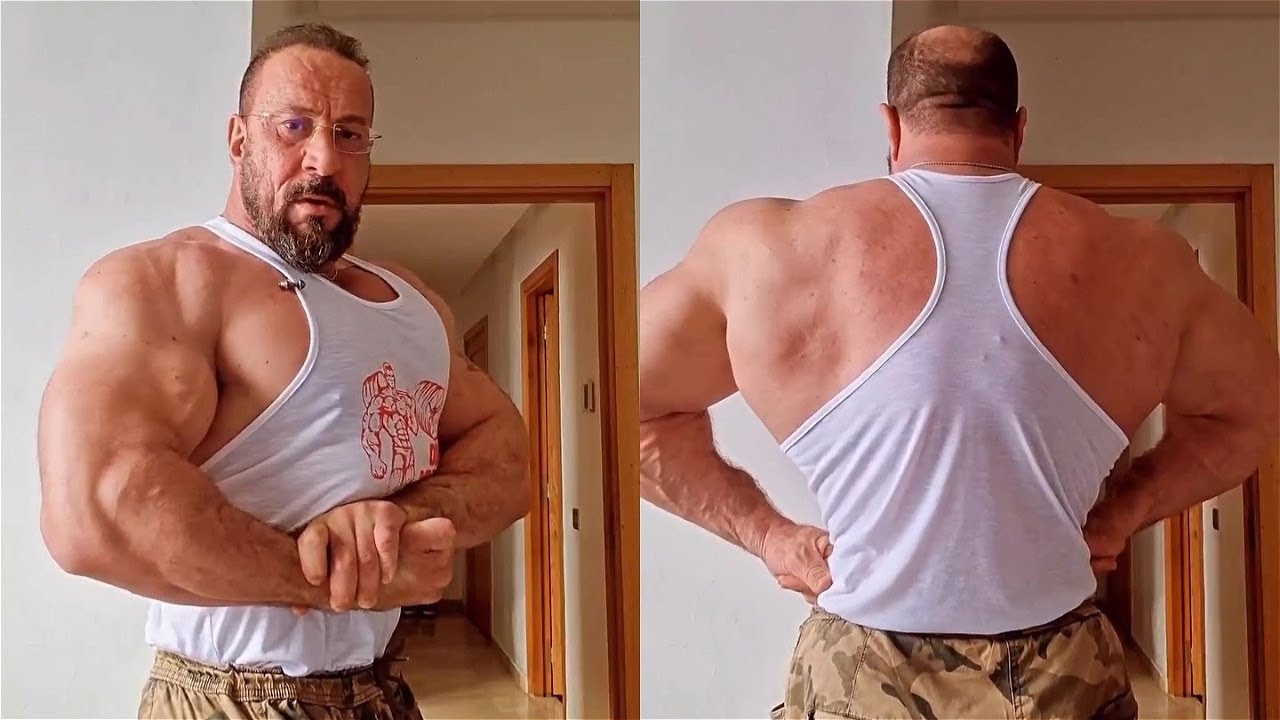 Moroccan big muscle daddy - Mass checking