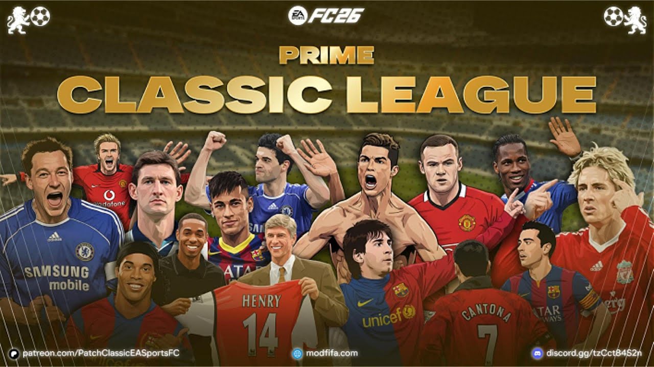 FC26 – CLASSIC LEAGUE MOD | FOOTBALL LEGENDS RETURN