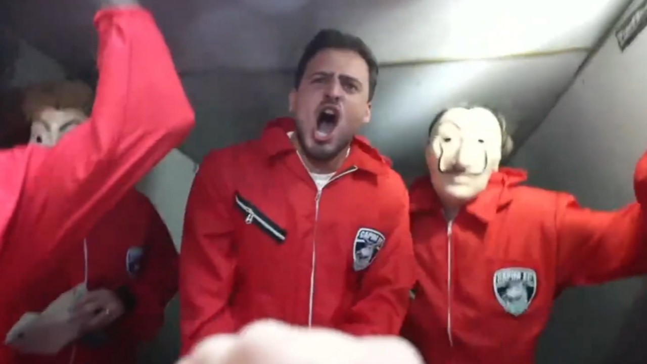 JON VLOGS E FONTINNELE CHEGARAM DE LA CASA DE PAPEL NA TORCIDA DO CAPIM!