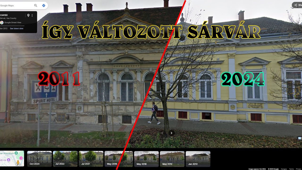 Így változott Sárvár (2011 vs. 2024)