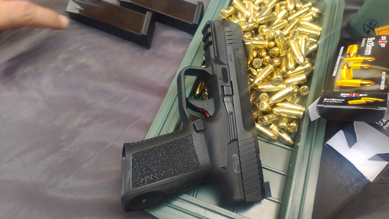 Turkish pistol 9mmx19 canik tp9 sf mete