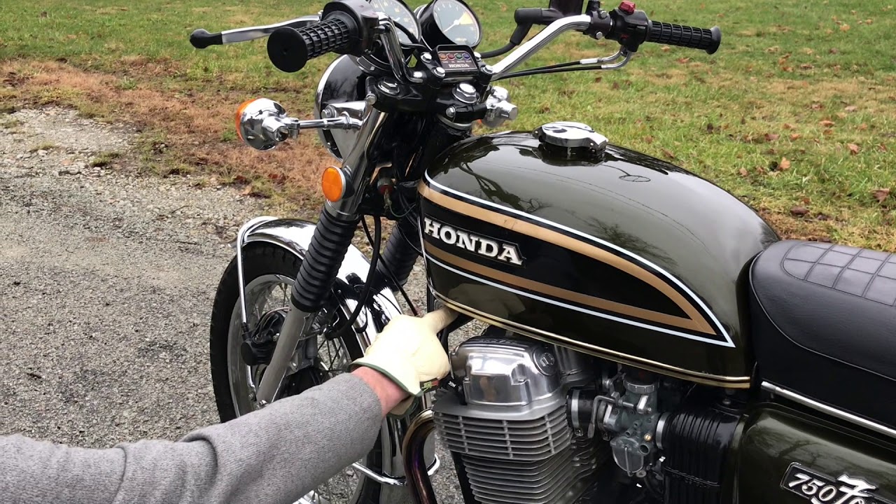 1973 Honda CB750 Candy Bacchus Olive