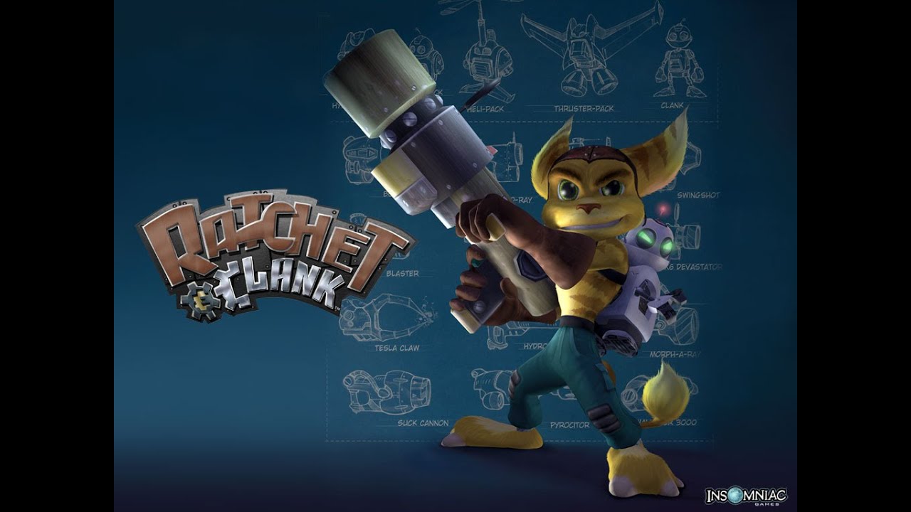 Ratchet and Clank all gold weapons showcase (RPCS3)