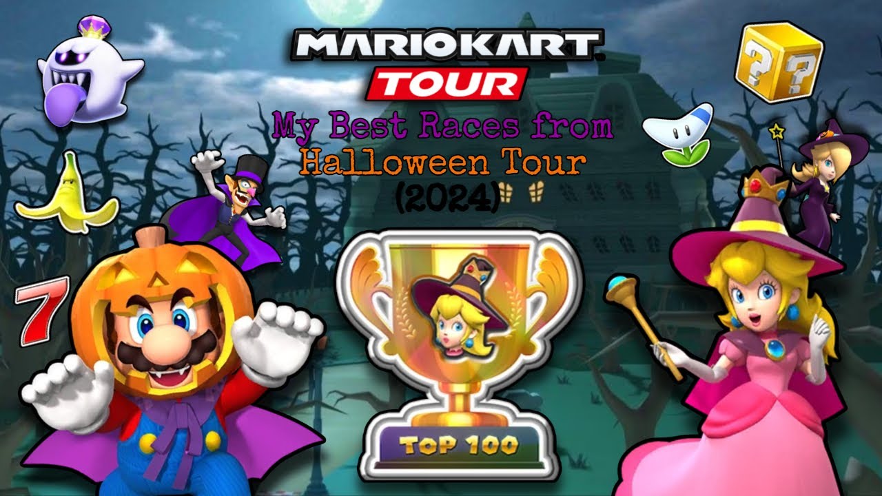 Mario Kart Tour - My Best Races from Halloween Tour (2024)