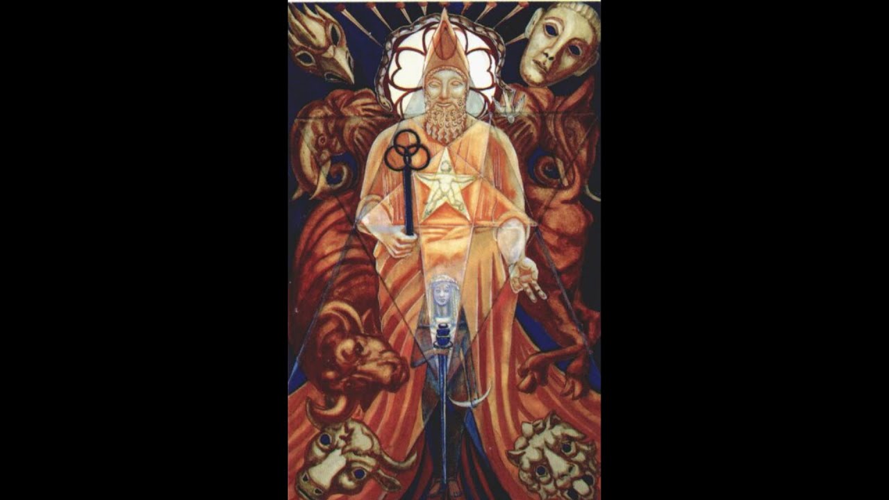 [Arcano V El Hierofante -  Tarot Thot - Aleister Crowley]