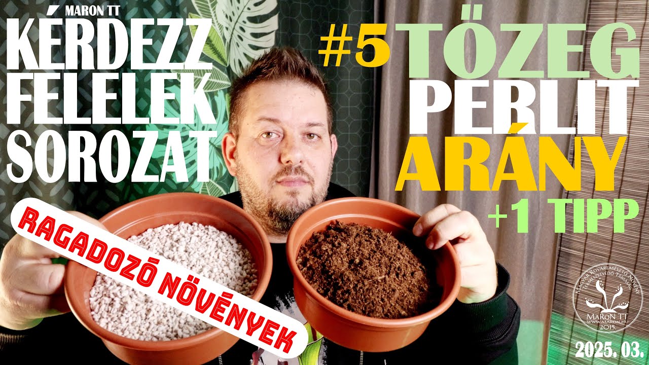 KÉRDEZZ FELELEK SOROZAT #5 - Tőzeg-perlit arány, talajkeverés