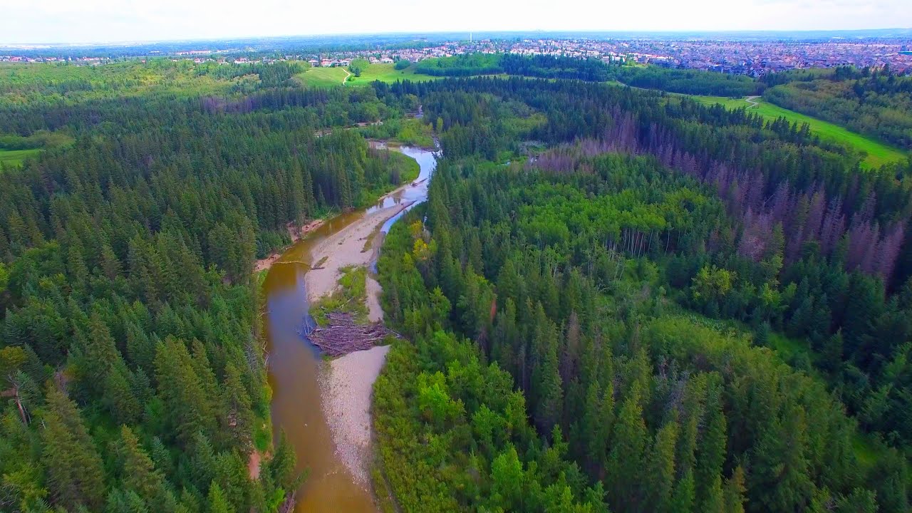 Drone Flight in Fish Creek Park