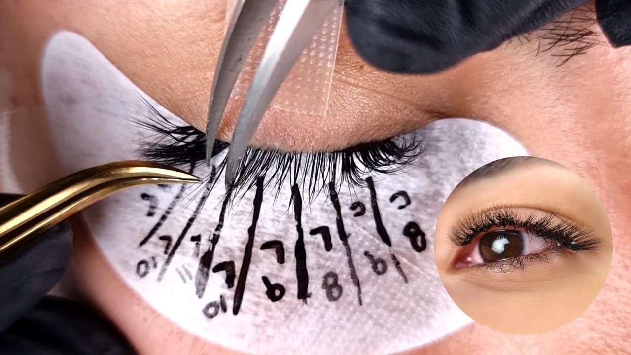 ✅EXTENSÃO DE CÍLIOS EFEITO DELINEADO(FOX EYES) PASSO A PASSO