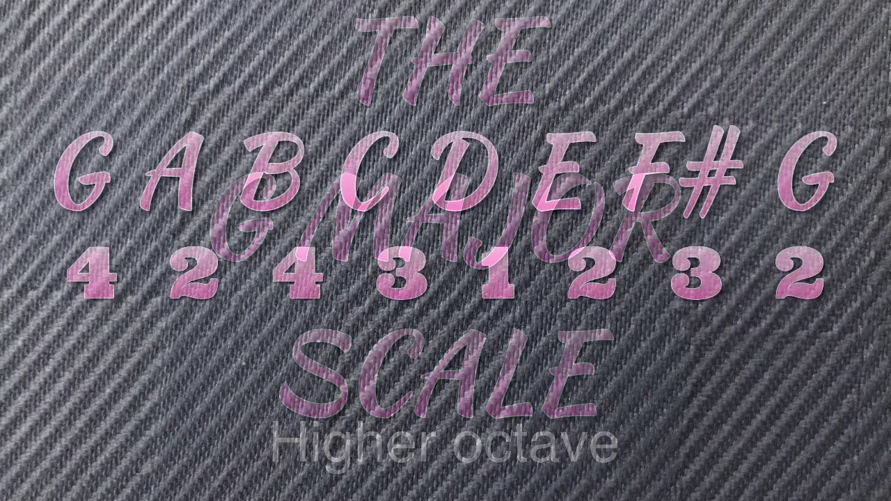 G Major Scale For Trombone (Higher octave)