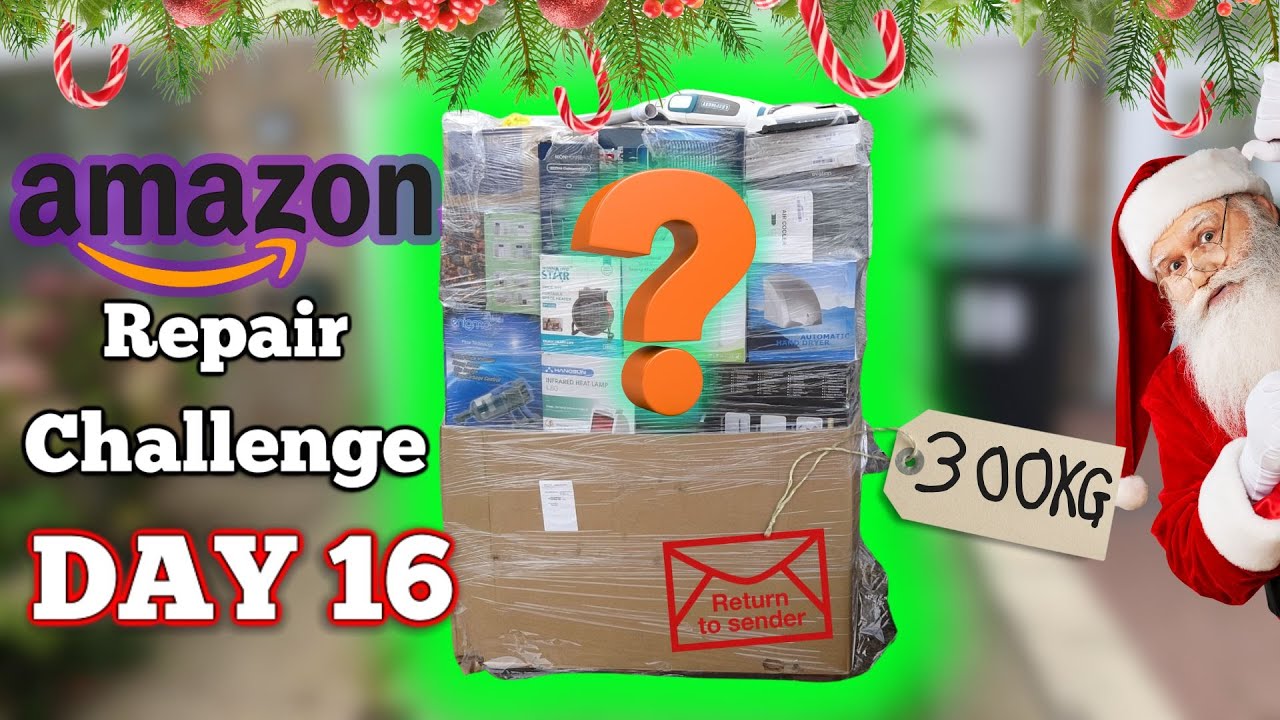FIXING AMAZON RETURNS PALLET | DAY 16 | 2025 ADVENT Challenge