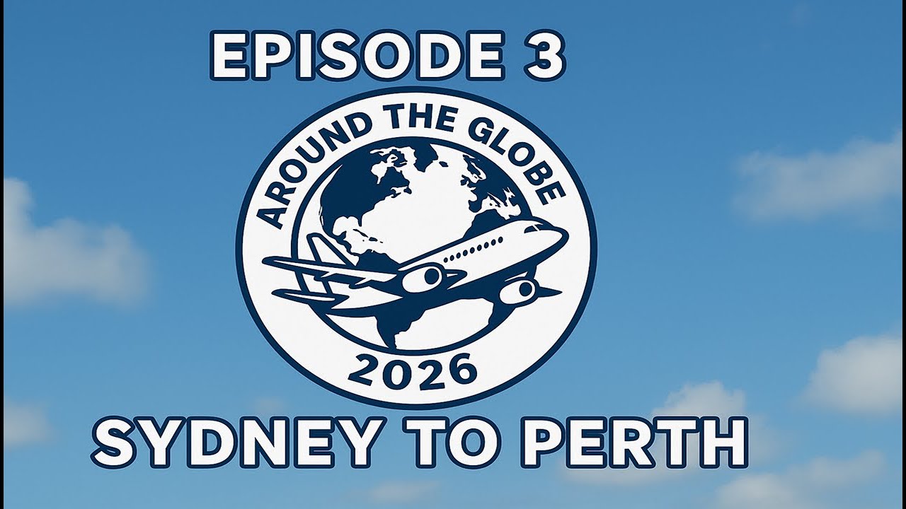 Around The Globe | Episode 3 | Sydney to Perth #xplane12 #aroundtheglobe  #flightfactor 