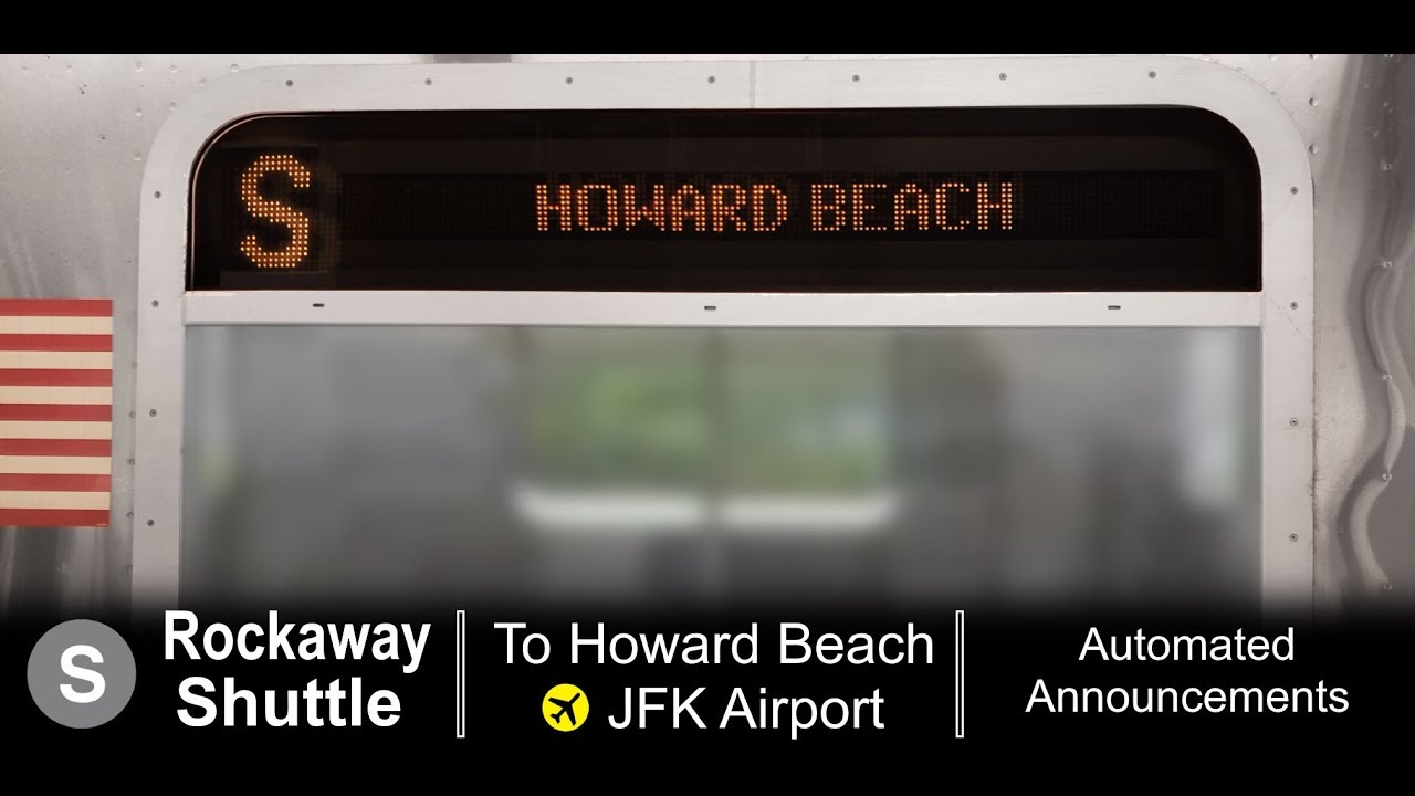 ᴴᴰ R179 S Train - Shuttle to Howard Beach JFK Airport - From Far Rockaway / Mott Avenue