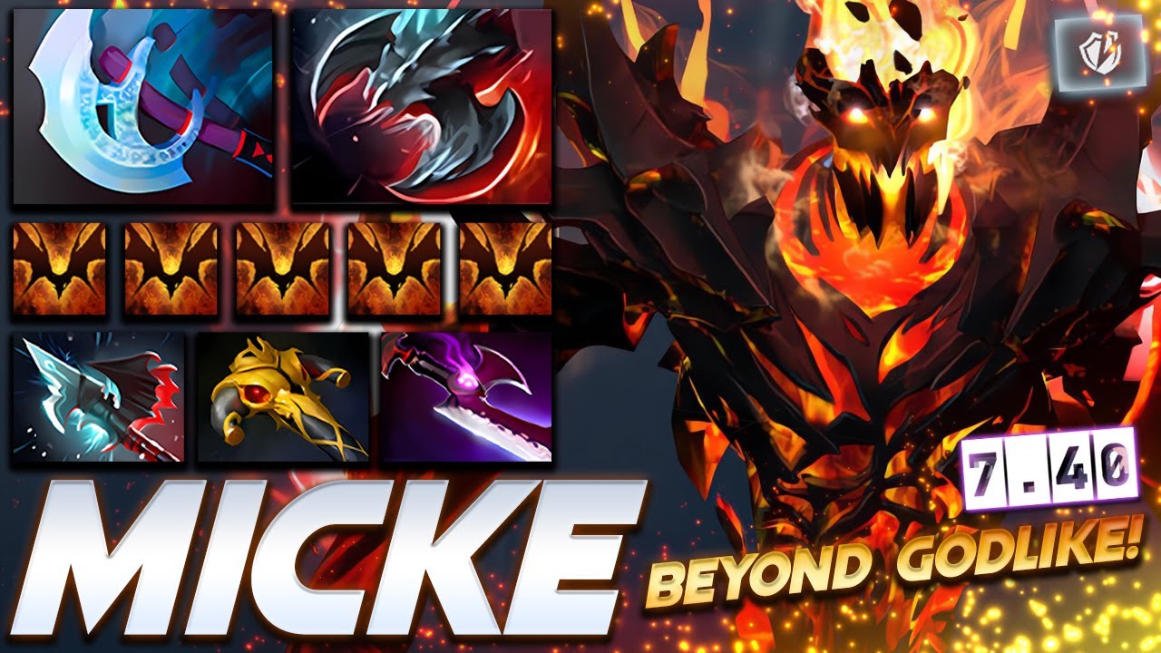Micke Shadow Fiend Beyond Godlike - Dota 2 Pro Gameplay [Watch & Learn]