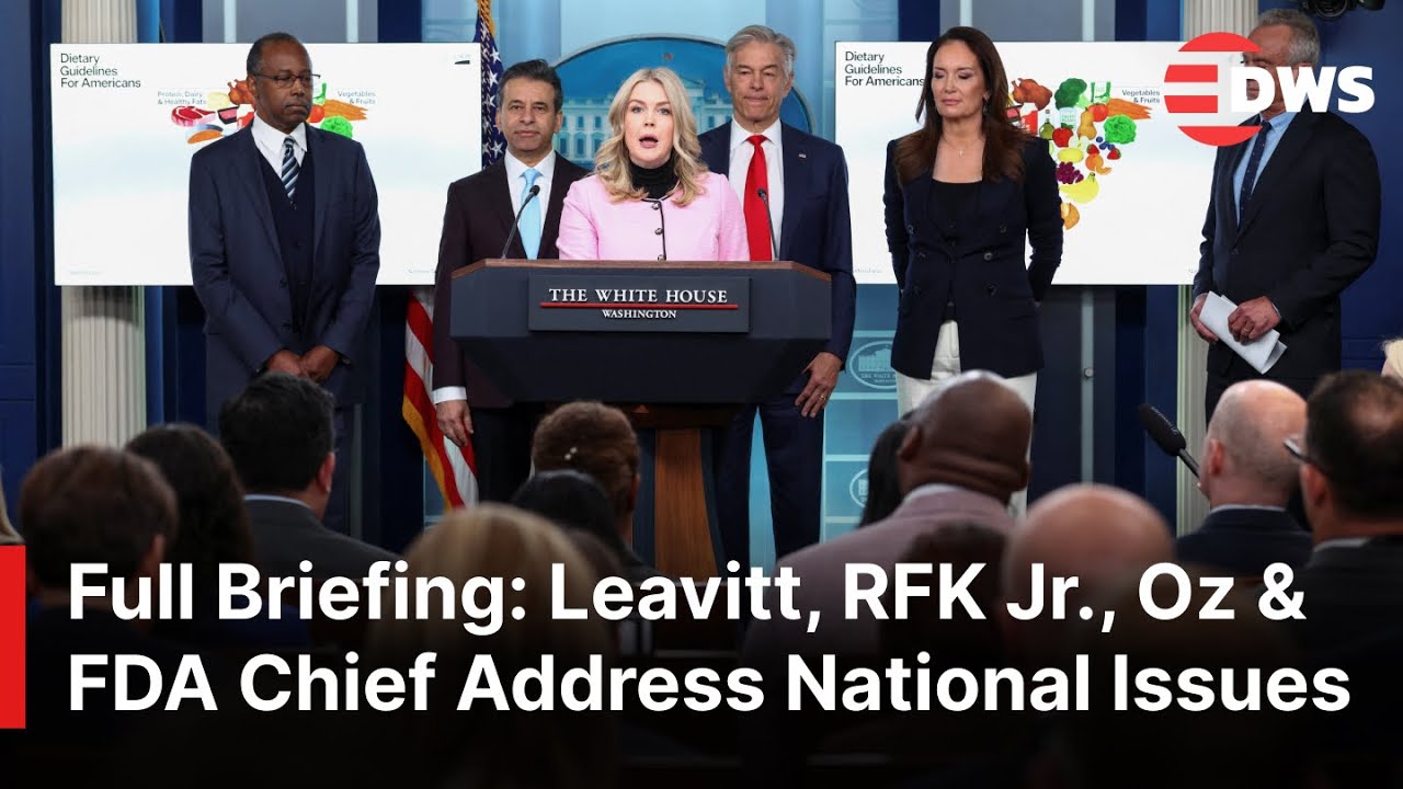 Full Remarks: Karoline Leavitt Updates Media Alongside Top U.S. Health and Food Officials | AC1E