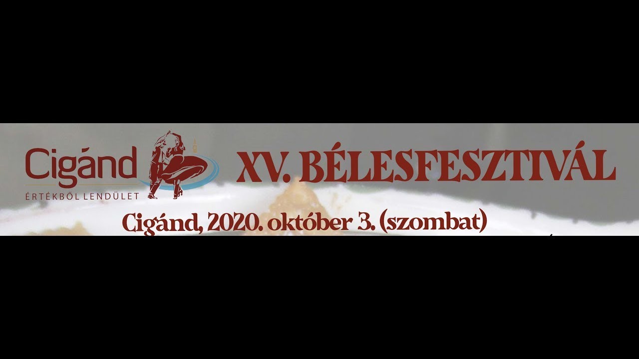XV  BÉLES FESZTIVÁL  2020  OKTÓBER 3