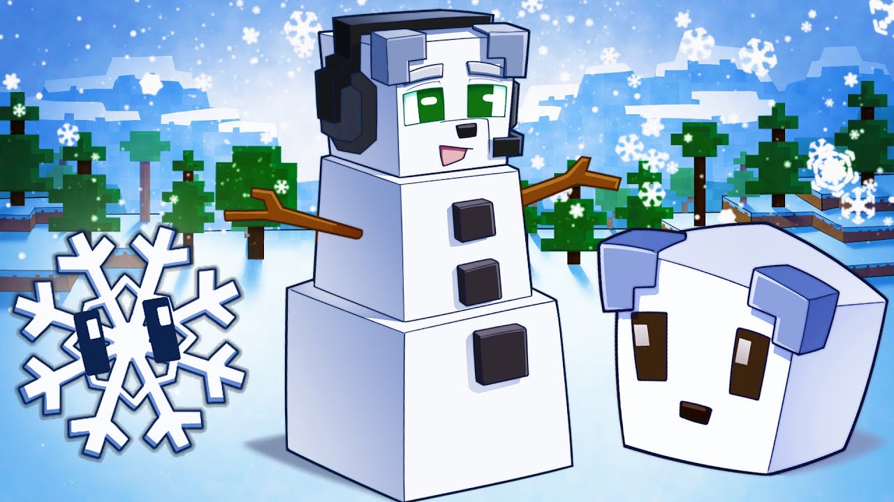 Me Paso Minecraft Siendo un COPO DE NIEVE!