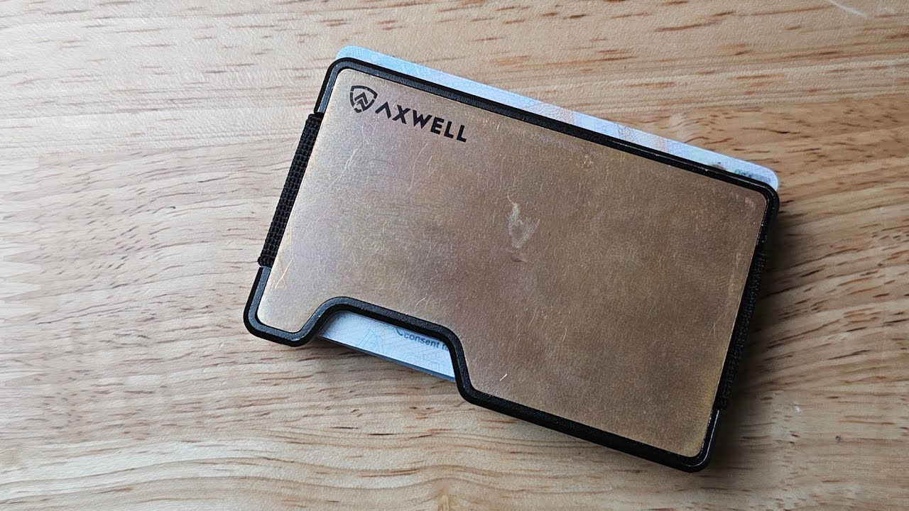 Axwell Wallet (Copper) - The Best Wallet on the Market