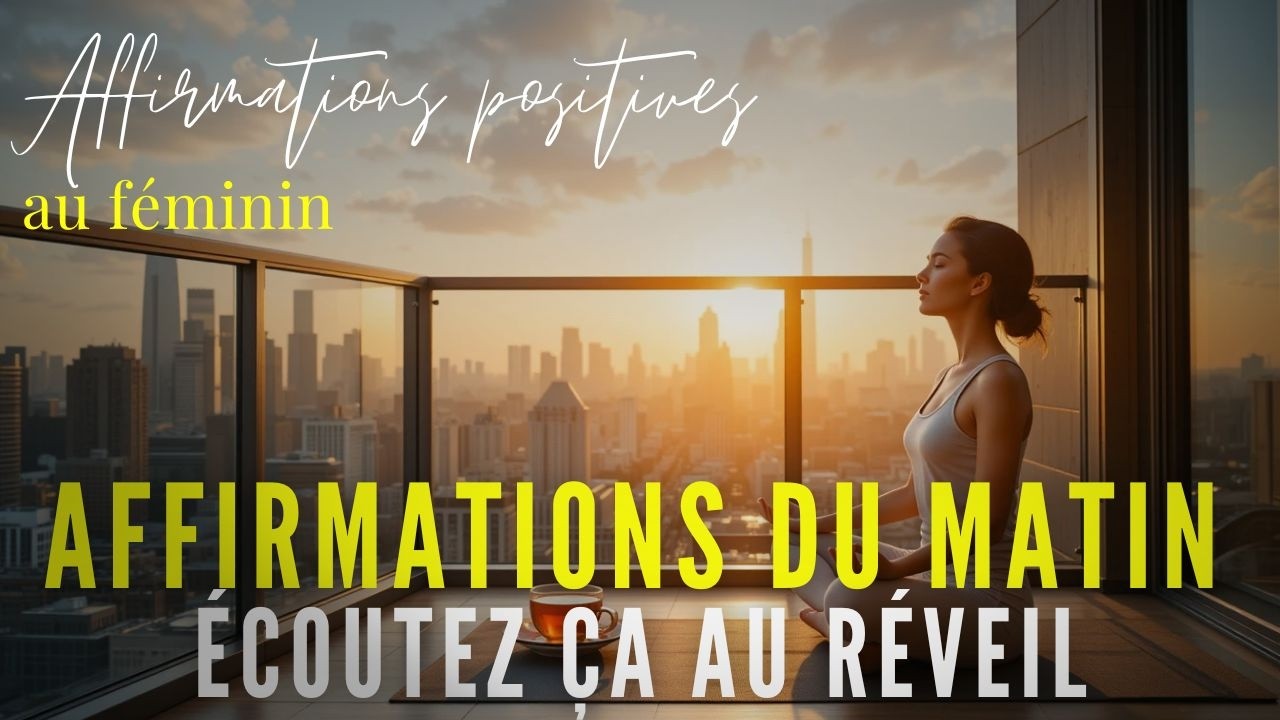 50 AFFIRMATIONS POSITIVES DU MATIN  pour une énergie positive dés le matin au féminin 😉.(12 minutes)