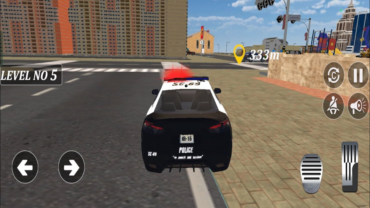 Police Car Chase Simulator 3D 🚔 | Commissioner Arrival – Realistic Android Gameplay