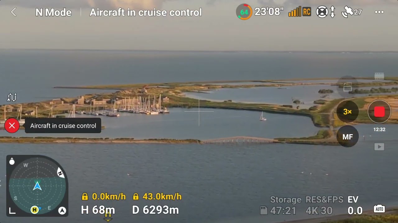 Тест дальности DJI Mini 4 pro 2.0. #dronevideo #lelystad #mini4pro