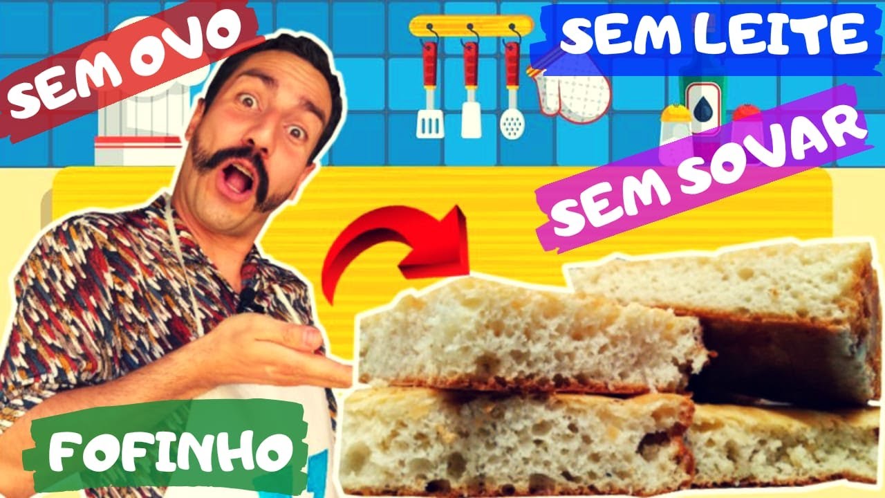 Como fazer PÃO VEGANO - sem LEITE, sem OVO e sem SOVAR