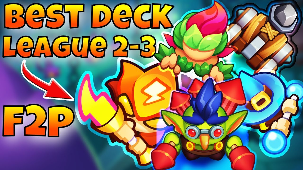 Road to League 3🔥Rush Royale Best Deck F2P Gameplay PvP