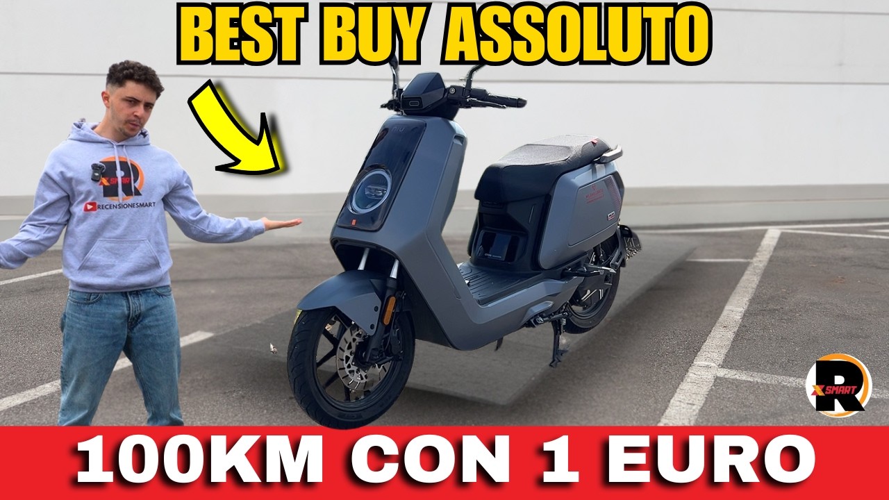 NIU NQiX –COSTA POCO e 100 KM con 1 EURO: Ha senso davvero lo scooter elettrico?