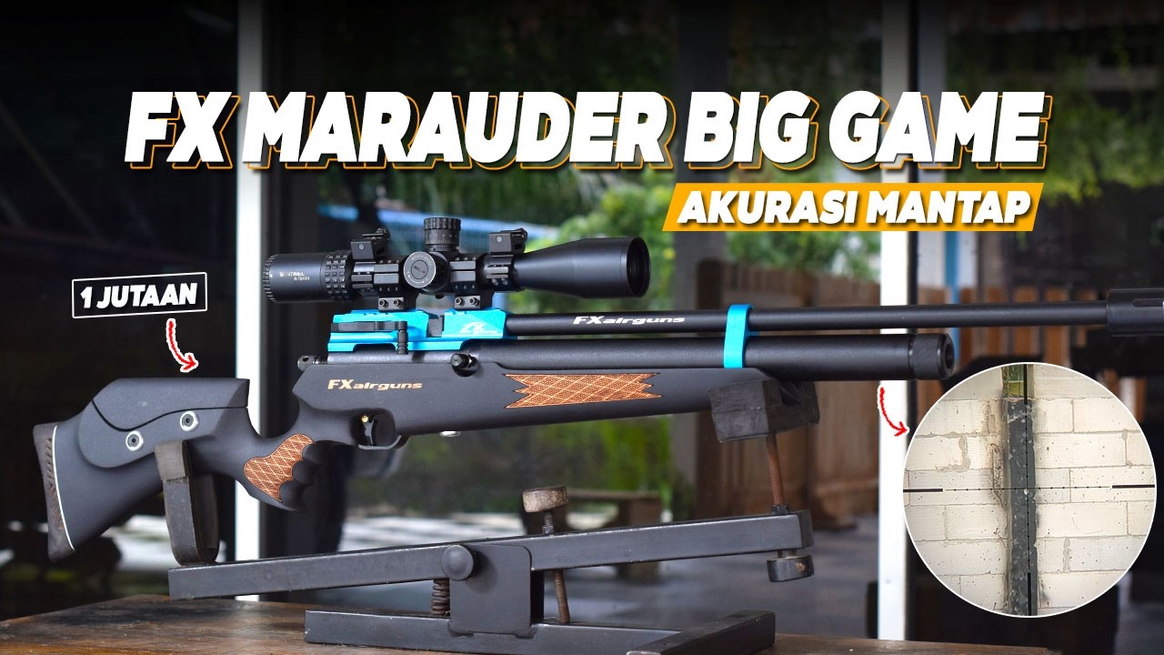 TES FX MARAUDER BIG GAME TERBARU AKURASI MANTAP !! PROMO SENAPAN ANGIN PCP FX MARAUDER TERBARU 2026