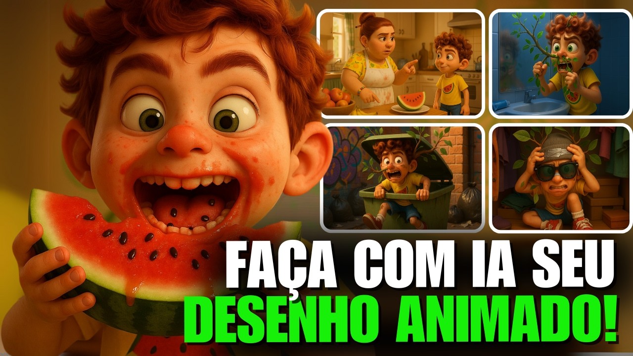 Como Criar um FILME de DESENHO ANIMADO com IA em Minutos (COM O MESMO PERSONAGEM)