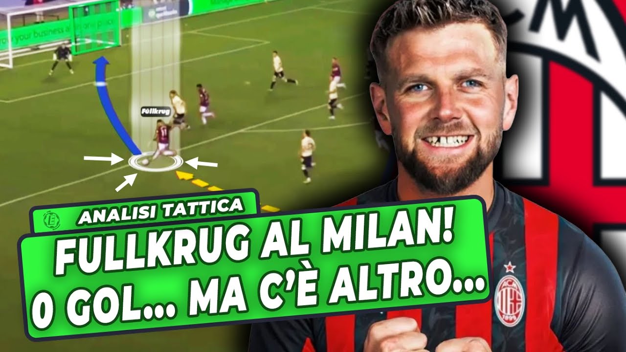 FÜLLKRUG CAMBIA IL MILAN? Analisi Tattica Completa